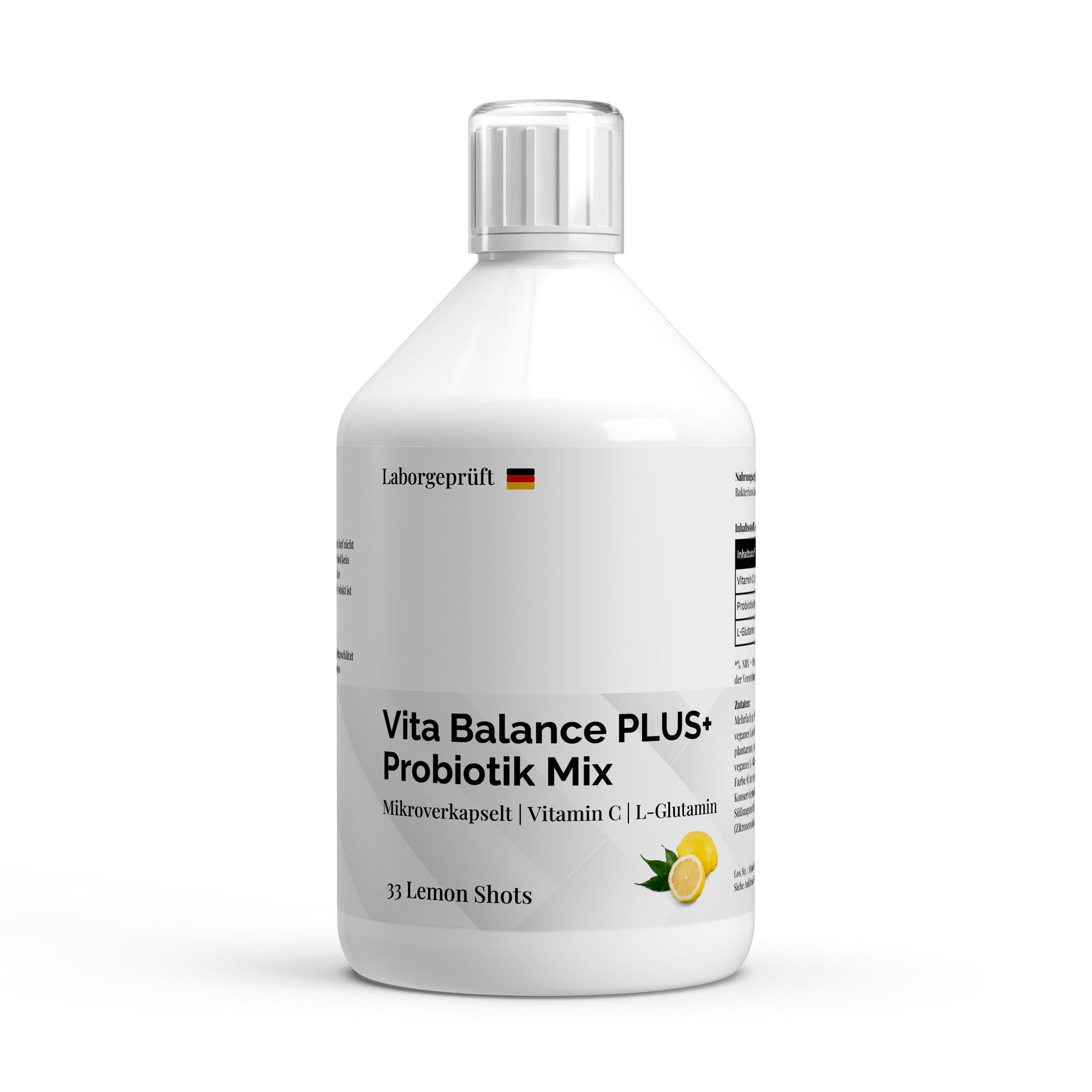 Vita Balance PLUS+ Probiotik Mix- mikroverkapselt - Lemon - 500ml
