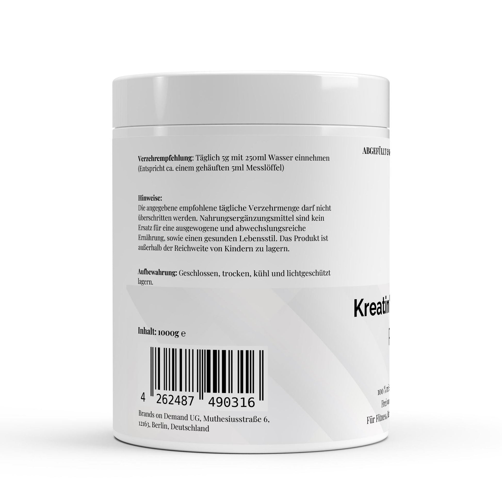 Kreatin Monohydrat - 1000g