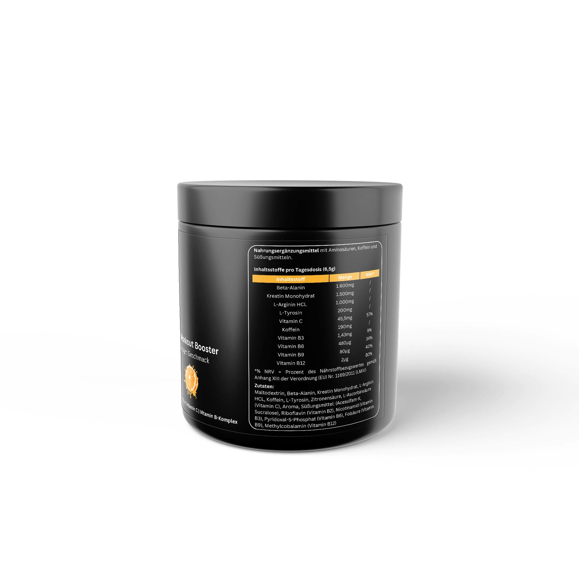 Pre-Workout Booster Orange - 520g