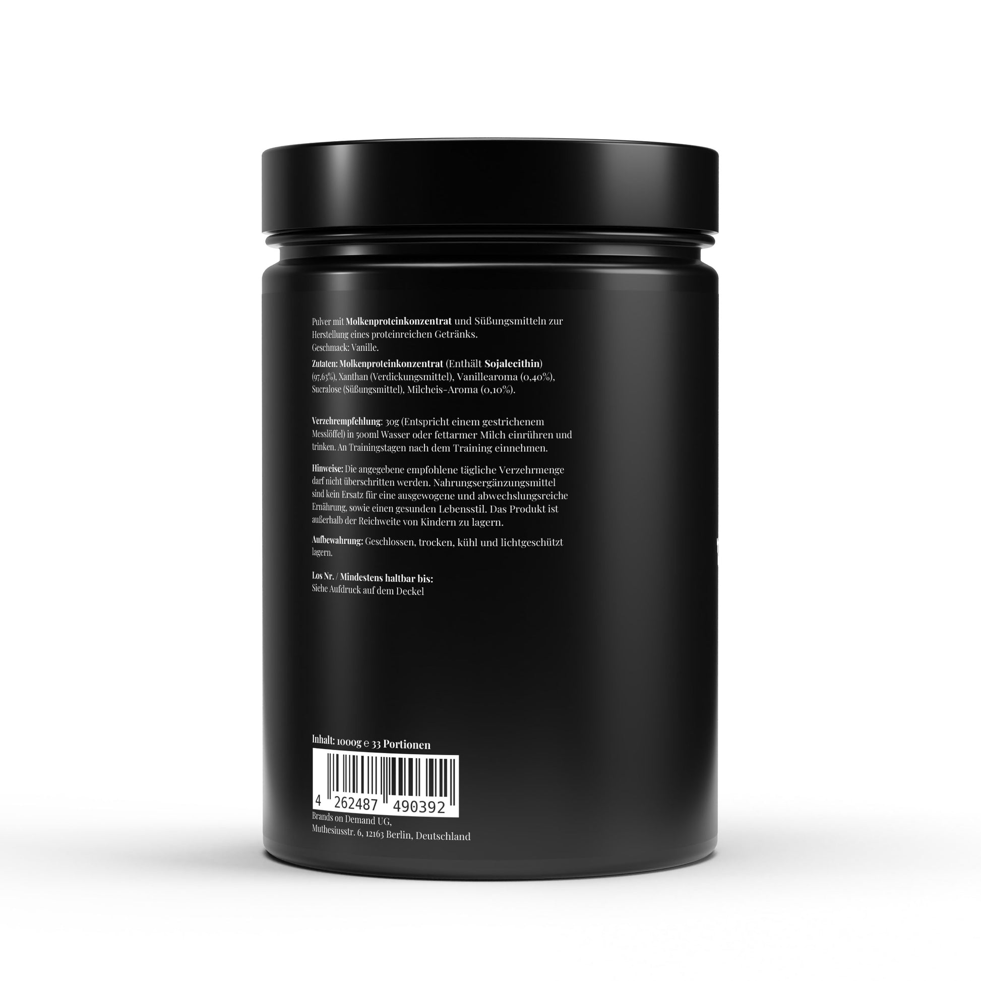 Premium Whey Protein Vanille - 1.000g
