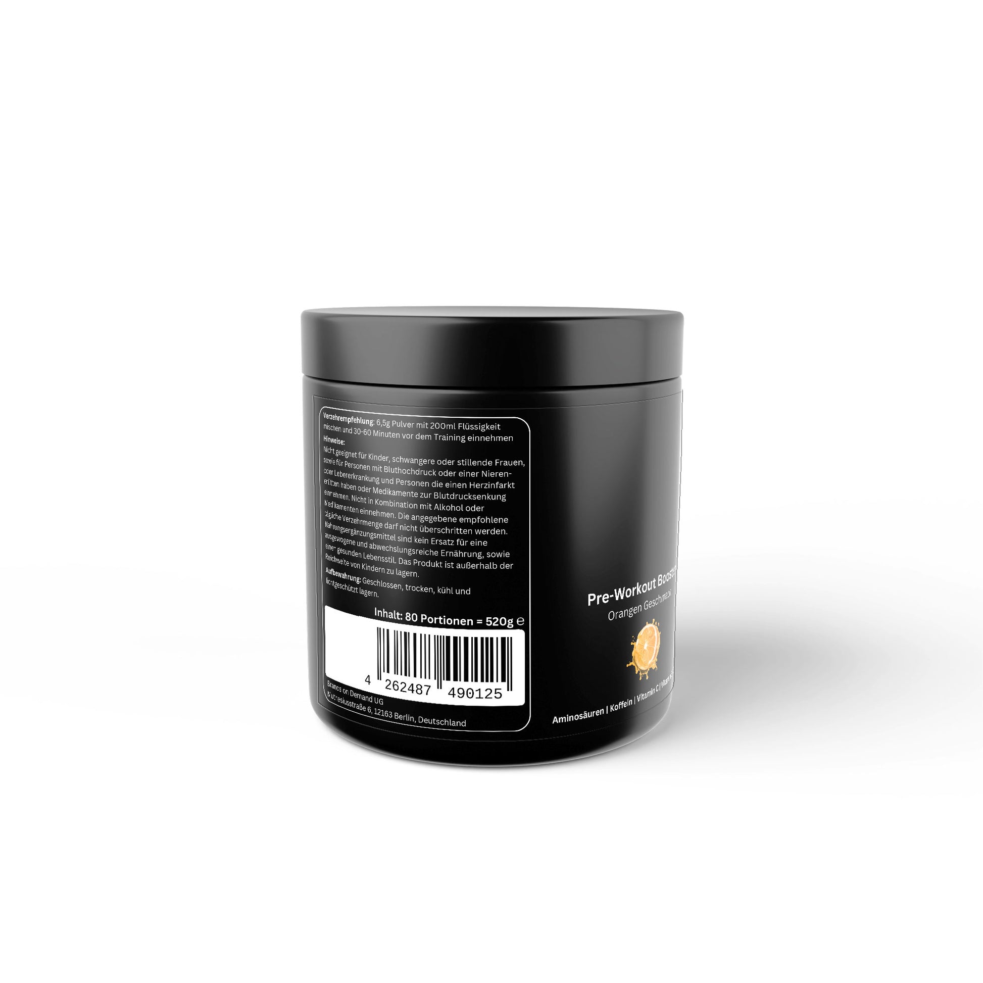 Pre-Workout Booster Orange - 520g