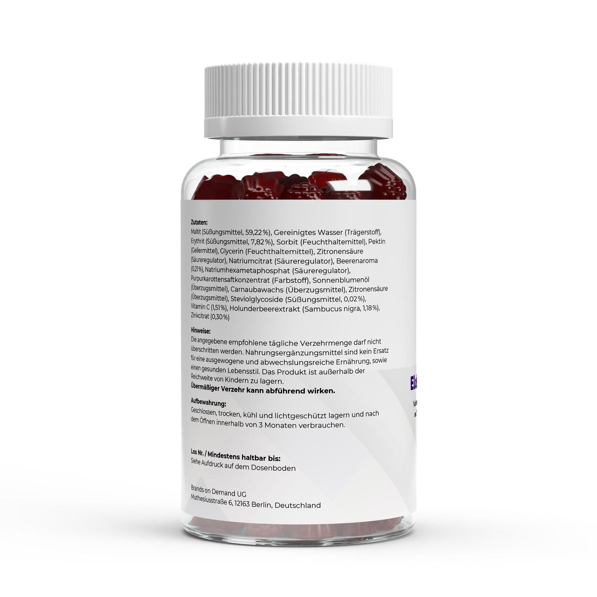 Elderberry + Vitamin C + Zink Gummies - 60 Stk.