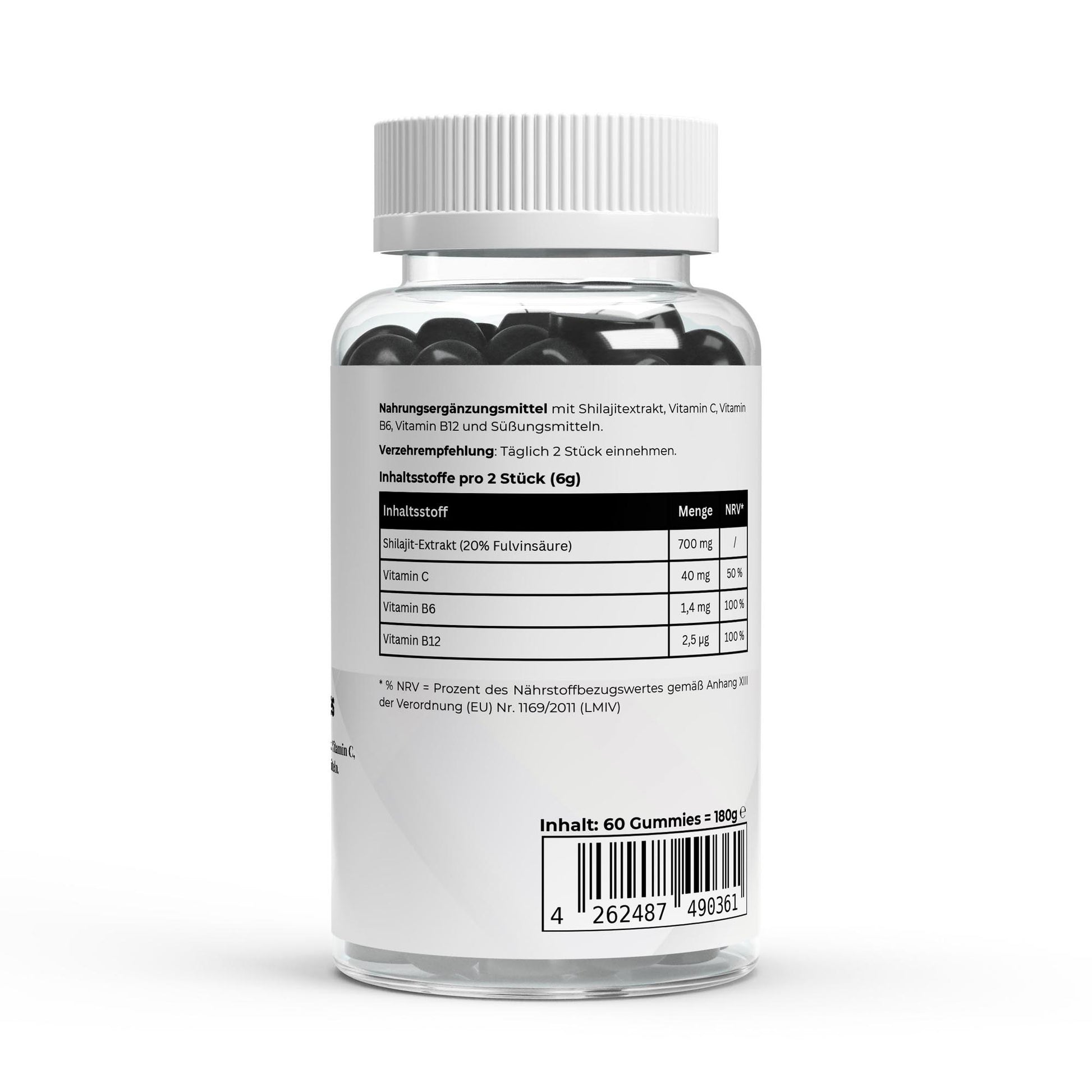 Shilajit Gummies + Vitamin C,B6, B12 - 60 Stk.